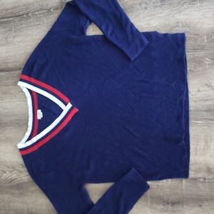 NEW! Garage Varsity Style Ribbed Knit Lightweight Sweater Top